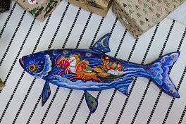 Необычные деревянные рыбы ручной работы от Владимира Кончица