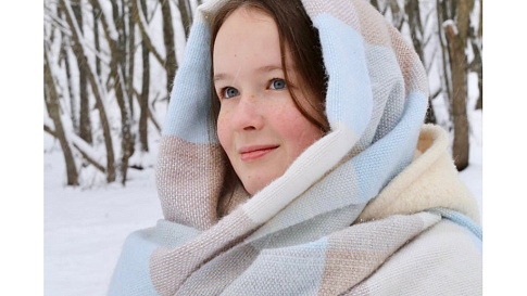 Яркие шарфы и палантины для теплой зимы от Ирины Березовик