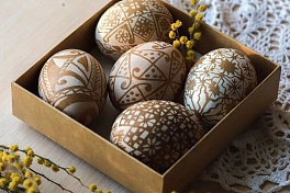 Декоративные яйца-писанки от Анны Климович