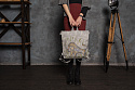 Коллекция авторских сумок-рюкзаков из вощеного льна с ручной росписью, вышивкой и экопринтом от мастерской @oliri_art