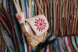 Плетеные корзины, блюда и сумки в этно-стиле от Жанны Новик